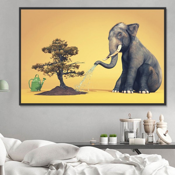 Elefante 5d Diy Kit Diamond Painting Pittura Di Diamante NO2246
