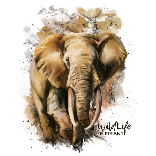 Elefante 5d Diy Kit Diamond Painting Pittura Di Diamante NO2240