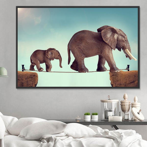 Elefante 5d Diy Kit Diamond Painting Pittura Di Diamante NO2232