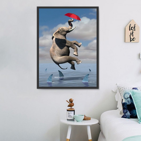 Elefante 5d Diy Kit Diamond Painting Pittura Di Diamante NO2231