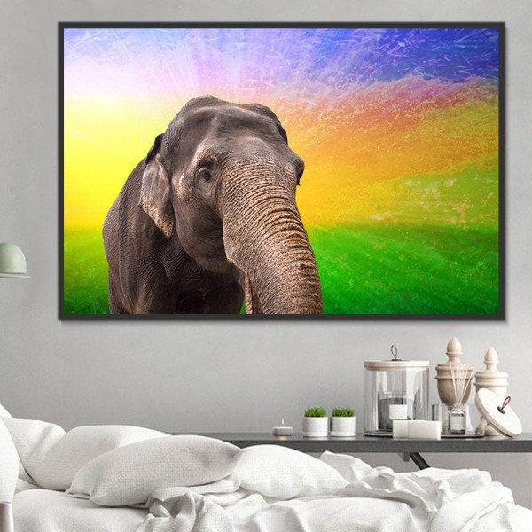 Elefante 5d Diy Kit Diamond Painting Pittura Di Diamante NO2229