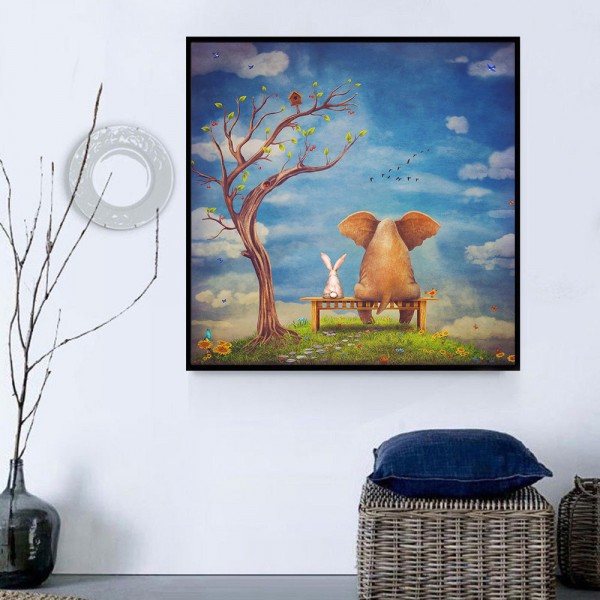 Elefante 5d Diy Kit Diamond Painting Pittura Di Diamante NO2219