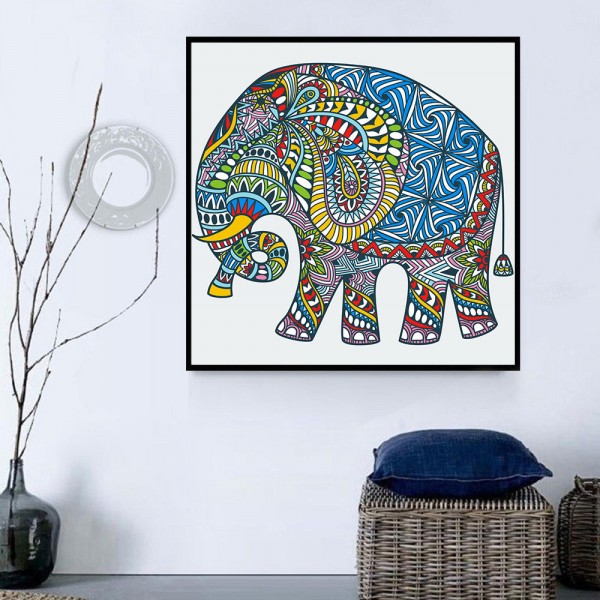 Elefante 5d Diy Kit Diamond Painting Pittura Di Diamante NO2218