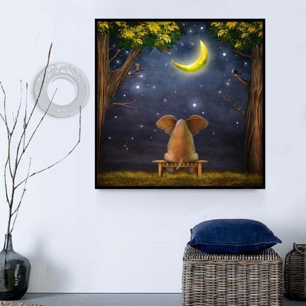 Elefante 5d Diy Kit Diamond Painting Pittura Di Diamante NO2217