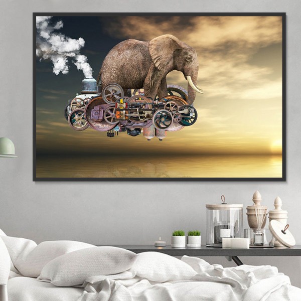 Elefante 5d Diy Kit Diamond Painting Pittura Di Diamante NO2197