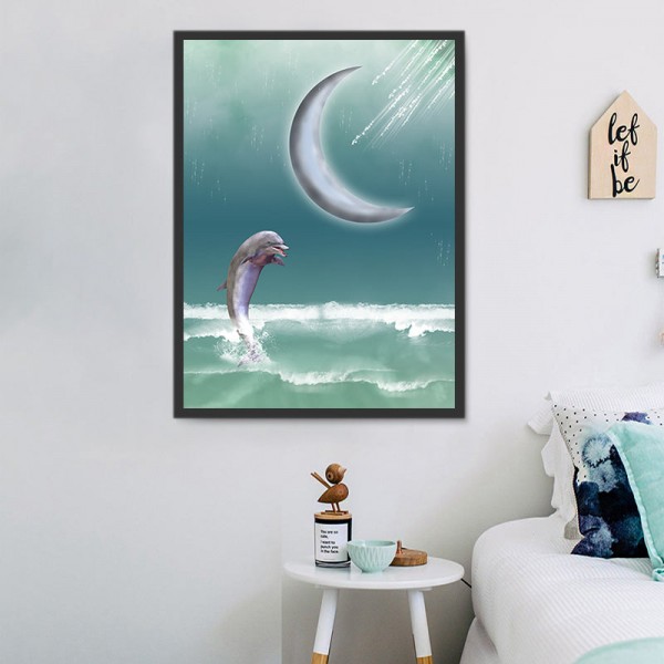 Delfino 5d Diy Kit Diamond Painting Pittura Di Diamante NO2192