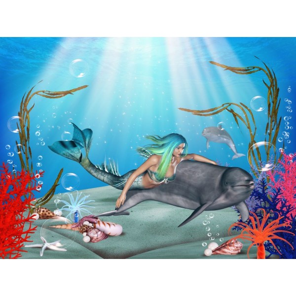 Delfino 5d Diy Kit Diamond Painting Pittura Di Diamante NO2189