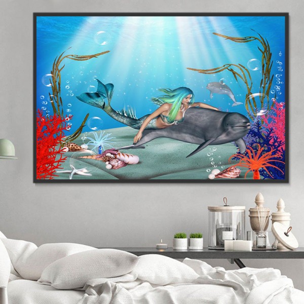 Delfino 5d Diy Kit Diamond Painting Pittura Di Diamante NO2189