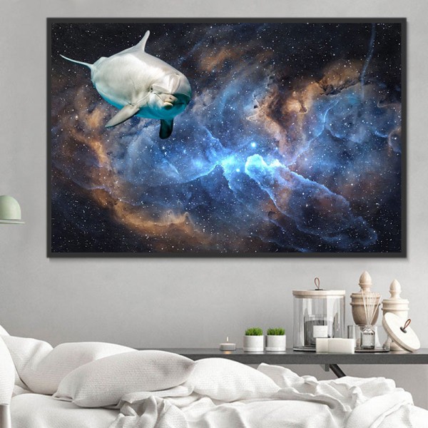 Delfino 5d Diy Kit Diamond Painting Pittura Di Diamante NO2178