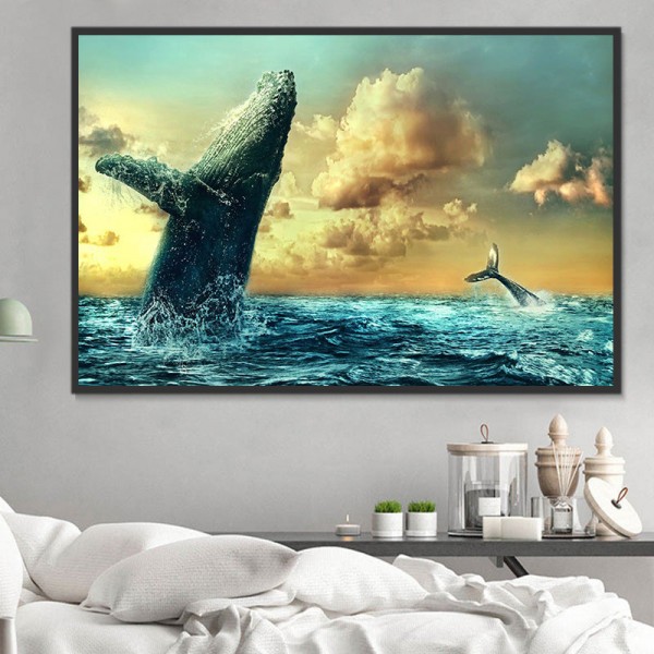 Balena 5d Diy Kit Diamond Painting Pittura Di Diamante NO2163