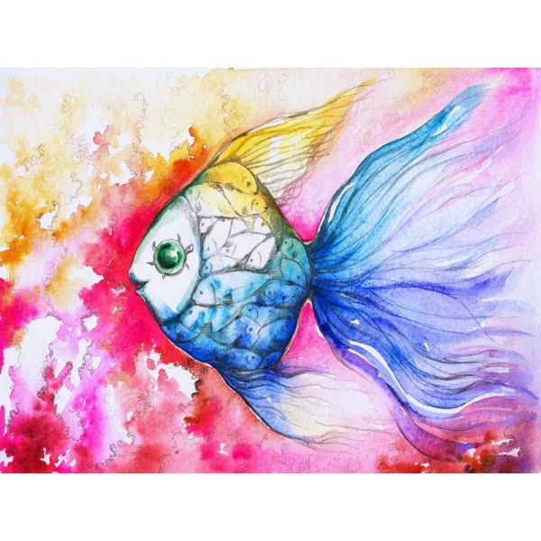Pesce 5d Diy Kit Diamond Painting Pittura Di Diamante NO2150