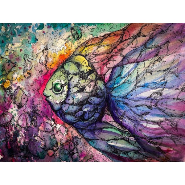 Pesce 5d Diy Kit Diamond Painting Pittura Di Diamante NO2147