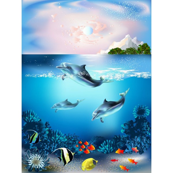 Pesce 5d Diy Kit Diamond Painting Pittura Di Diamante NO2145