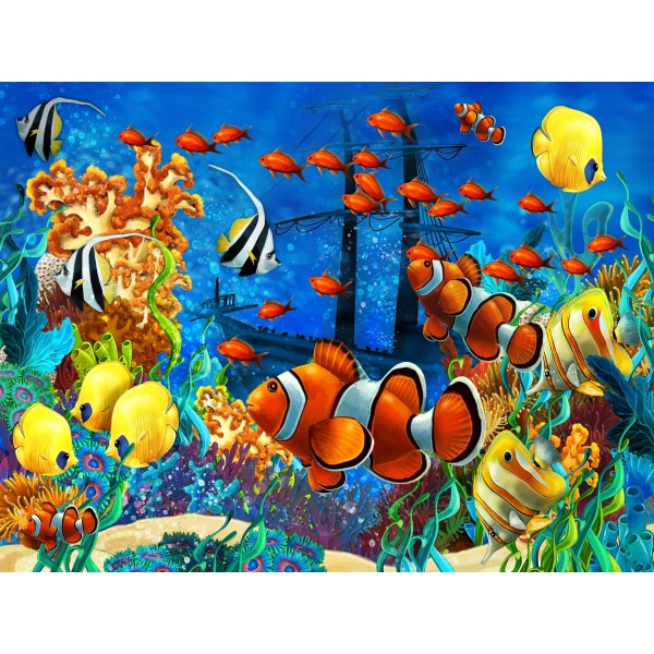 Pesce 5d Diy Kit Diamond Painting Pittura Di Diamante NO2136