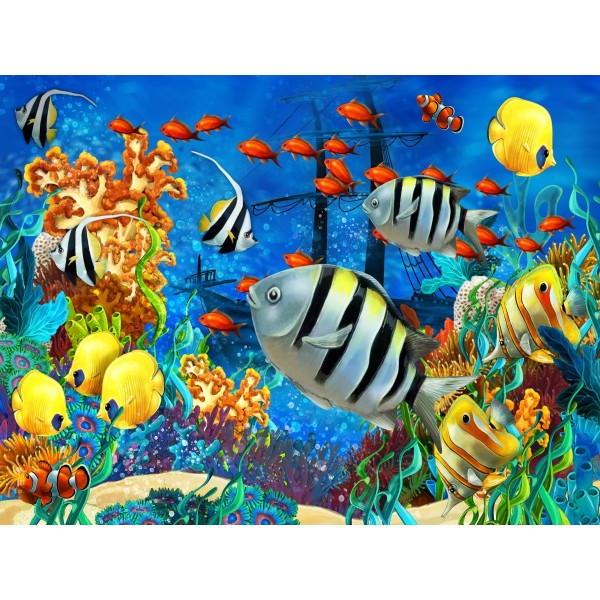 Pesce 5d Diy Kit Diamond Painting Pittura Di Diamante NO2135