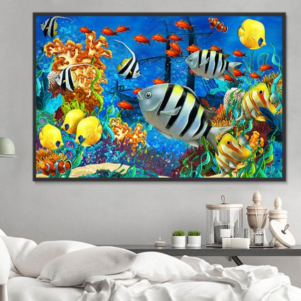 Pesce 5d Diy Kit Diamond Painting Pittura Di Diamante NO2135