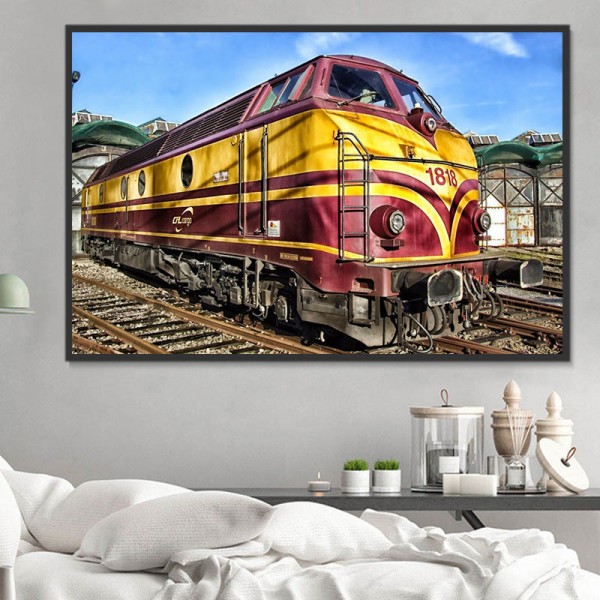 Treno 5d Diy Kit Diamond Painting Pittura Di Diamante NO2125