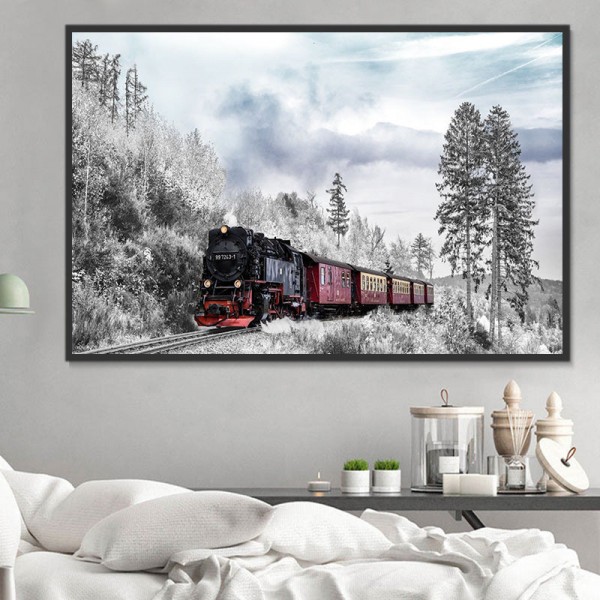 Treno 5d Diy Kit Diamond Painting Pittura Di Diamante NO2119