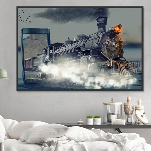 Treno 5d Diy Kit Diamond Painting Pittura Di Diamante NO2118