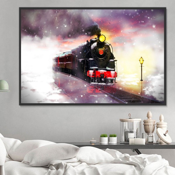 Treno 5d Diy Kit Diamond Painting Pittura Di Diamante NO2117