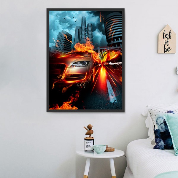 Macchina 5d Diy Kit Diamond Painting Pittura Di Diamante NO2099