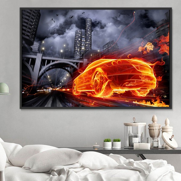 Macchina 5d Diy Kit Diamond Painting Pittura Di Diamante NO2098