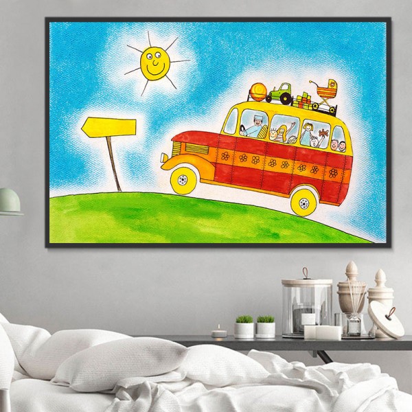 Macchina 5d Diy Kit Diamond Painting Pittura Di Diamante NO2091