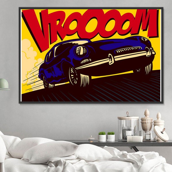 Macchina 5d Diy Kit Diamond Painting Pittura Di Diamante NO2087