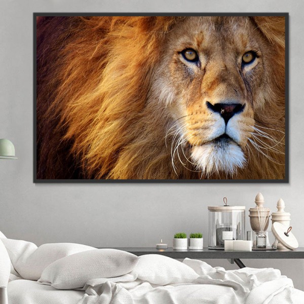 Leone 5d Diy Kit Diamond Painting Pittura Di Diamante NO2080