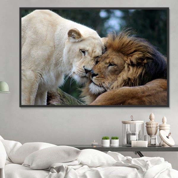 Leone 5d Diy Kit Diamond Painting Pittura Di Diamante NO2076