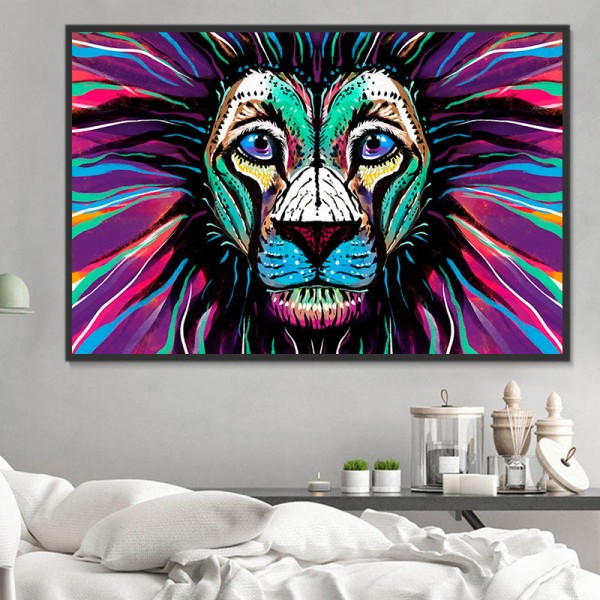 Leone 5d Diy Kit Diamond Painting Pittura Di Diamante NO2070