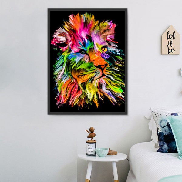 Leone 5d Diy Kit Diamond Painting Pittura Di Diamante NO2069