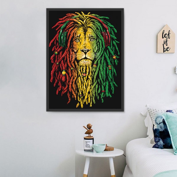 Leone 5d Diy Kit Diamond Painting Pittura Di Diamante NO2068