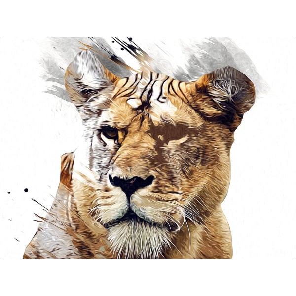 Leone 5d Diy Kit Diamond Painting Pittura Di Diamante NO2065