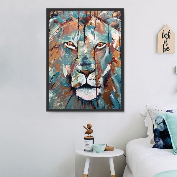 Leone 5d Diy Kit Diamond Painting Pittura Di Diamante NO2067