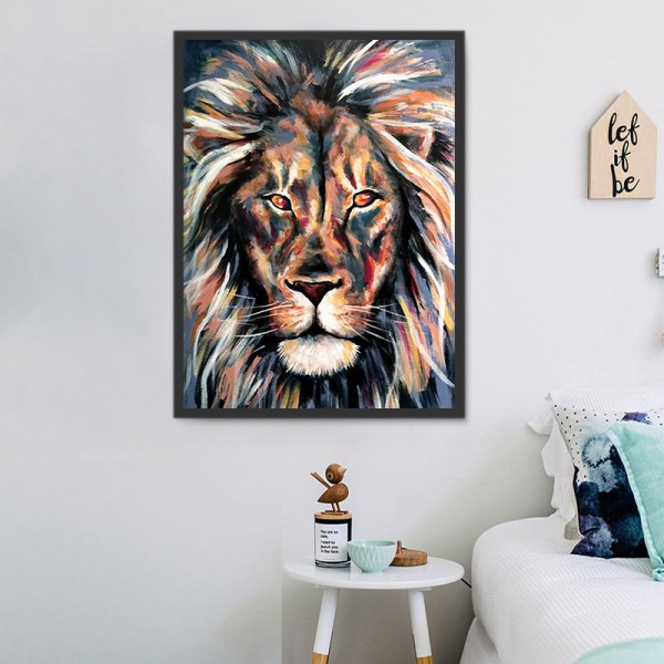 Leone 5d Diy Kit Diamond Painting Pittura Di Diamante NO2066