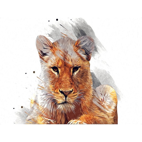 Leone 5d Diy Kit Diamond Painting Pittura Di Diamante NO2064