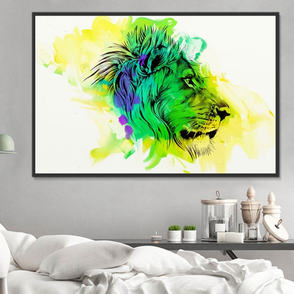 Leone 5d Diy Kit Diamond Painting Pittura Di Diamante NO2062