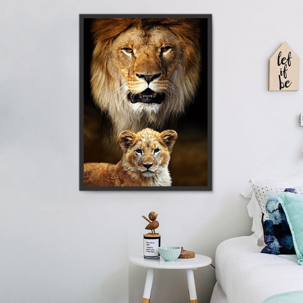 Leone 5d Diy Kit Diamond Painting Pittura Di Diamante NO2063