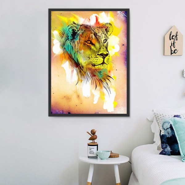 Leone 5d Diy Kit Diamond Painting Pittura Di Diamante NO2061