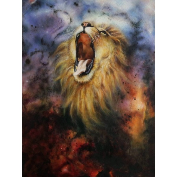 Leone 5d Diy Kit Diamond Painting Pittura Di Diamante NO2056