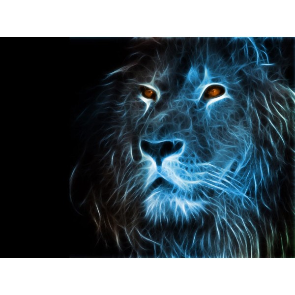 Leone 5d Diy Kit Diamond Painting Pittura Di Diamante NO2054