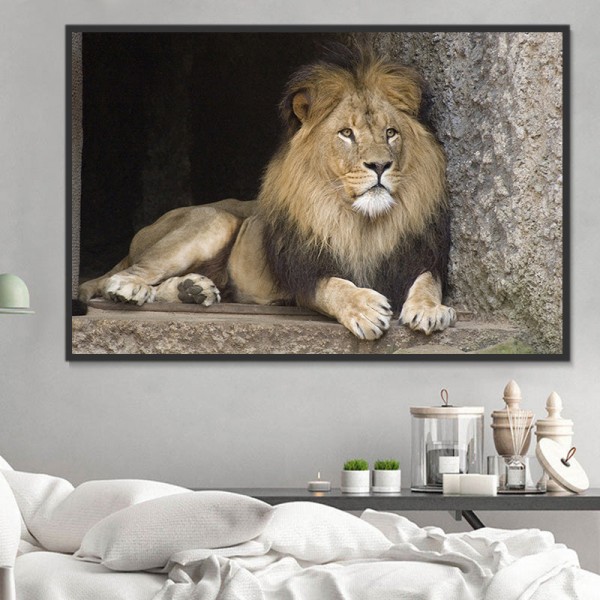 Leone 5d Diy Kit Diamond Painting Pittura Di Diamante NO2046