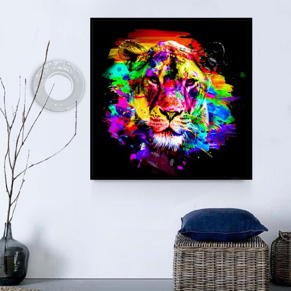 Leone 5d Diy Kit Diamond Painting Pittura Di Diamante NO2044