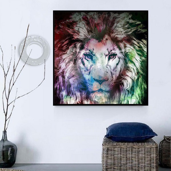 Leone 5d Diy Kit Diamond Painting Pittura Di Diamante NO2039
