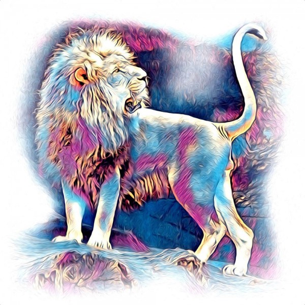 Leone 5d Diy Kit Diamond Painting Pittura Di Diamante NO2033