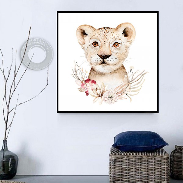 Leone 5d Diy Kit Diamond Painting Pittura Di Diamante NO2034