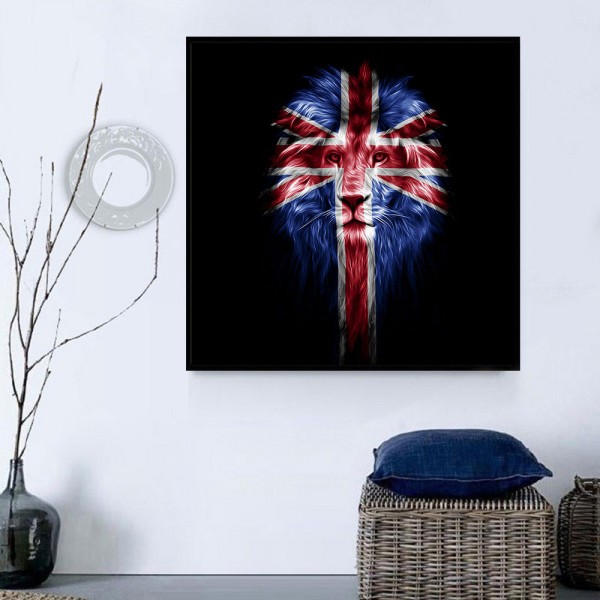 Leone 5d Diy Kit Diamond Painting Pittura Di Diamante NO2032