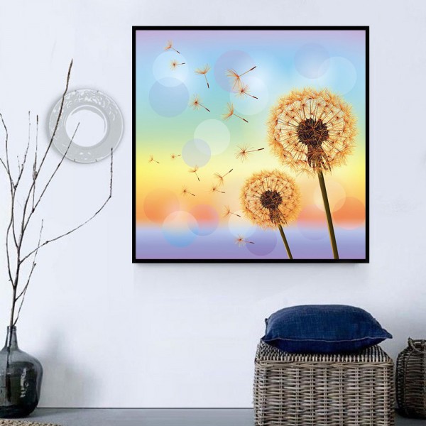 Dente Di Leone 5d Diy Kit Diamond Painting Pittura Di Diamante NO2021