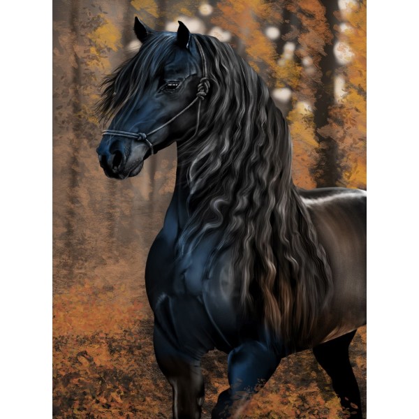 Cavallo 5d Diy Kit Diamond Painting Pittura Di Diamante NO1996